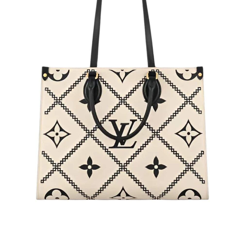Louis Vuitton Onthego MM White 35Cm M46016