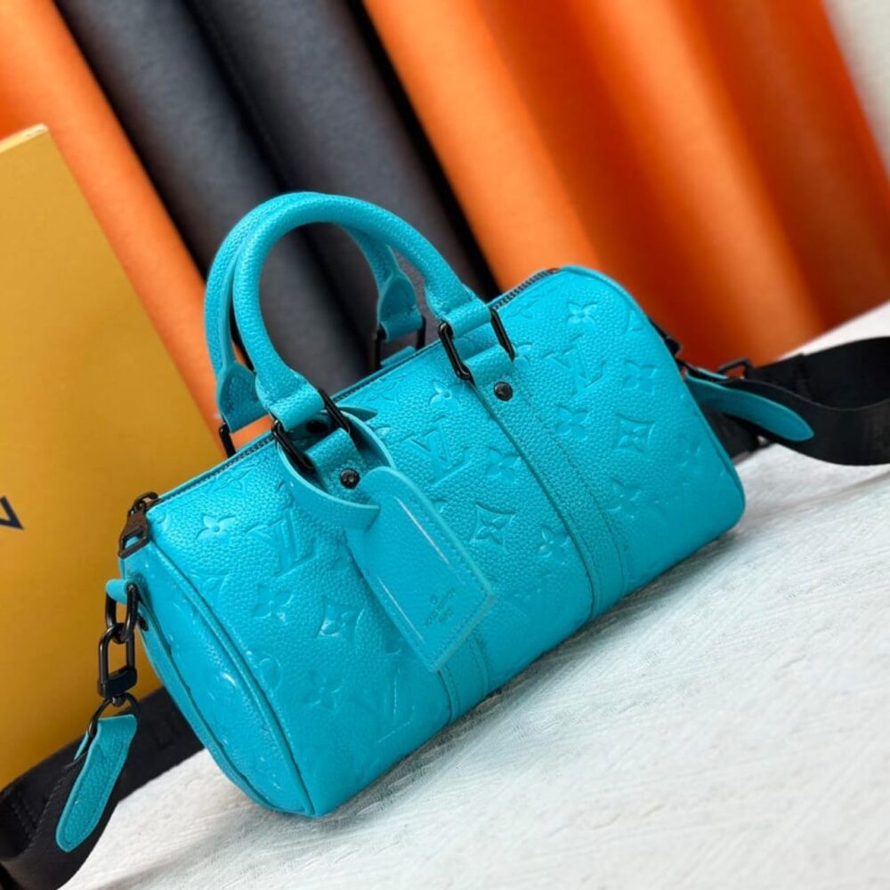 Alternative view of Louis Vuitton Keepall Bandouliere 25 Turquoise 25Cm M11996