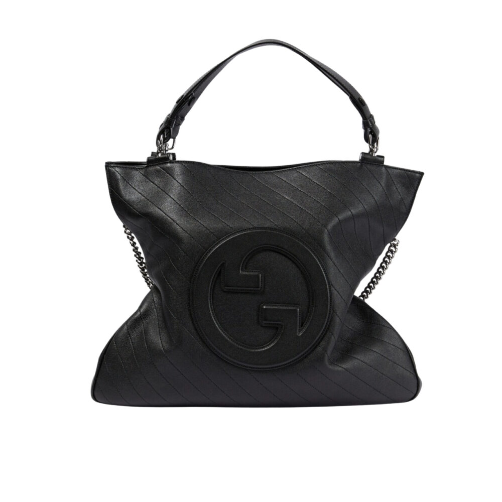 Gucci Blondie Small Tote Bag Black 30Cm 751518 1AAOW 9022
