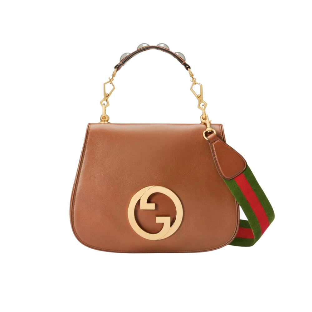 Gucci Blondie Medium Top Handle Bag Brown 29Cm