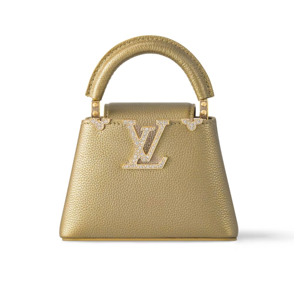 Louis Vuitton Capucines Bag Gold 21Cm M24583