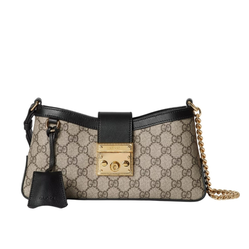 Gucci Padlock Small Shoulder Bag Black 25Cm 811705 KHNKG 9769