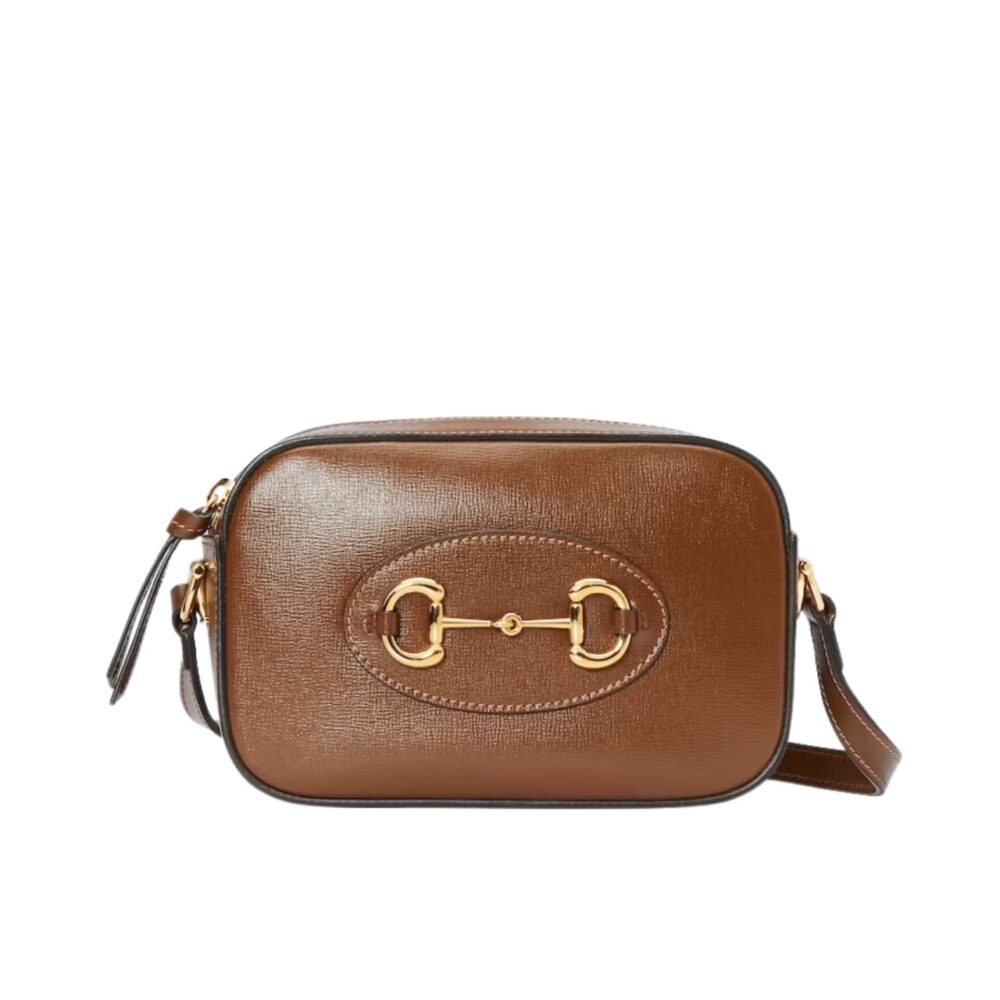 Gucci Horsebit 1955 Mini Shoulder Bag Brown 18Cm 760196 1AAQD 2361