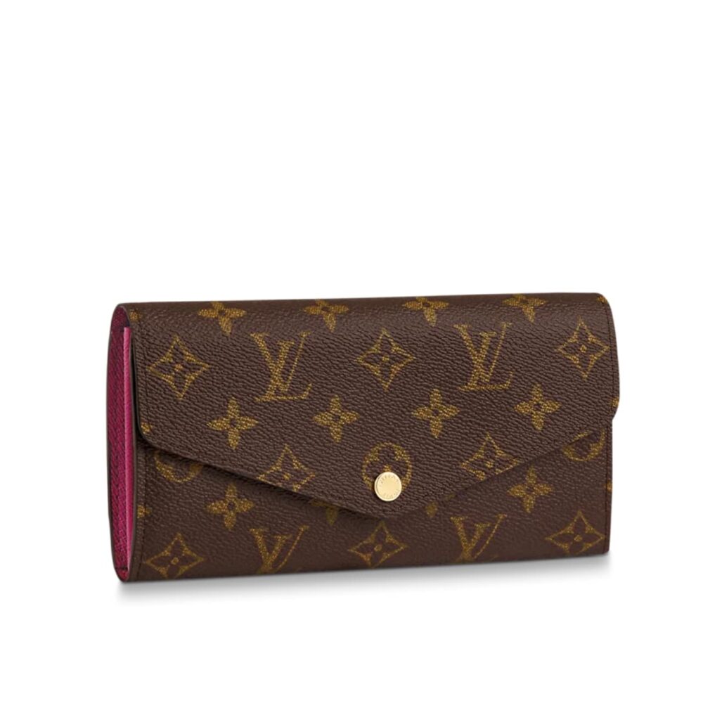 Louis Vuitton Sarah Wallet Fuchsia Pink 19Cm M62234