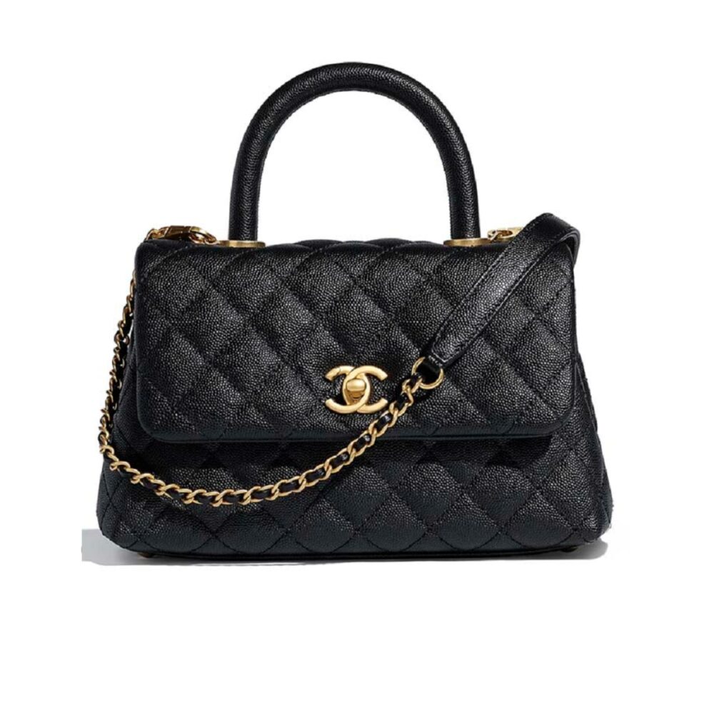 Chanel Medium Coco Flap Bag With Top Handle 26Cm