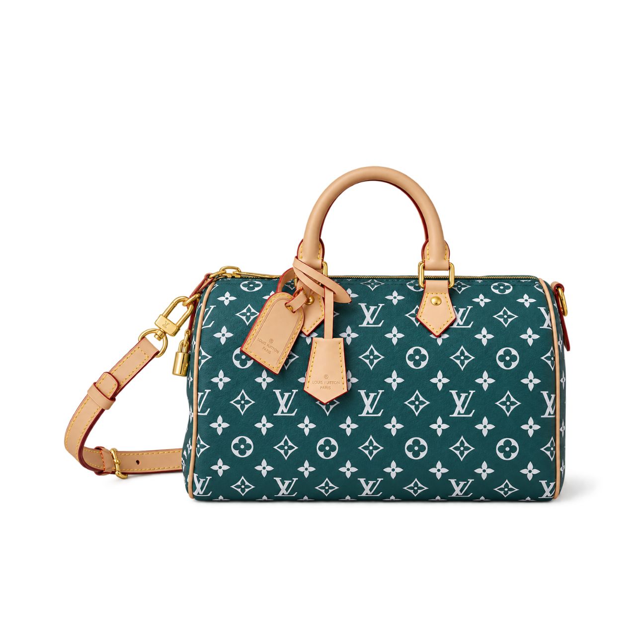 Louis Vuitton Design On The Catwalk Speedy P9 Bandouliere Bag Green 30Cm