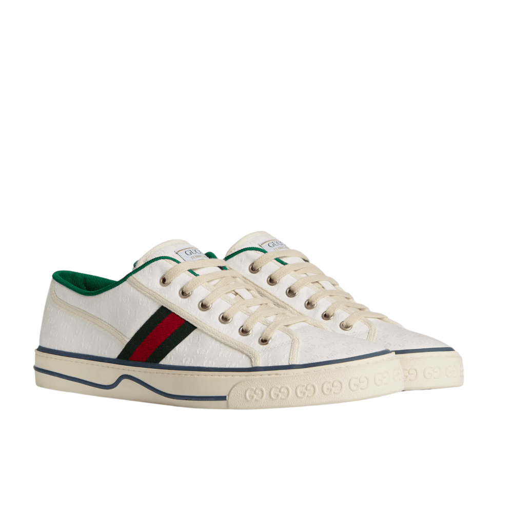 Gucci Tennis 1977 White Mini GG 606111 99W90 9085