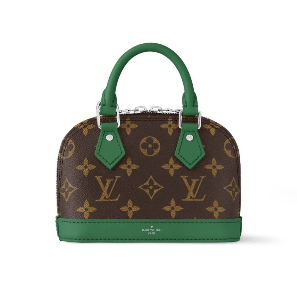 Louis Vuitton Mini Alma Monogram Canvas Mix With Green 18Cm M83204