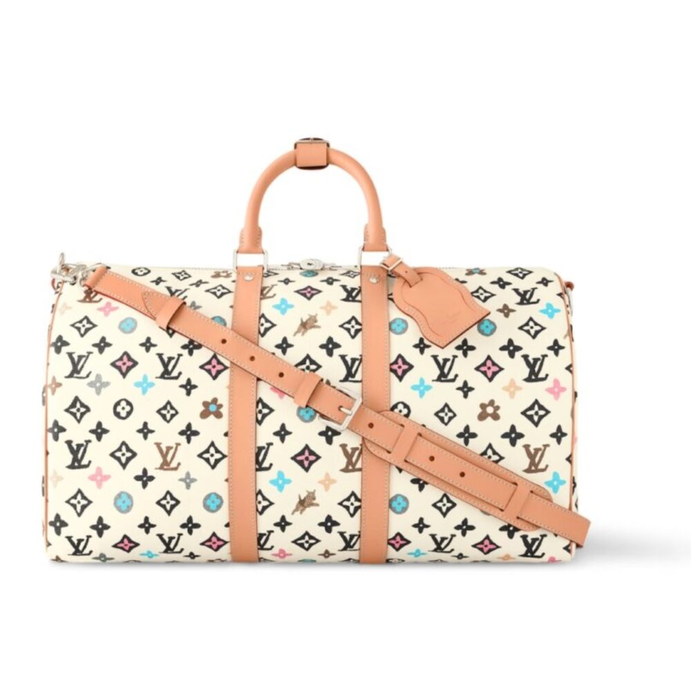 Louis Vuitton Keepall Bandoulière Vanilla 40Cm M25233