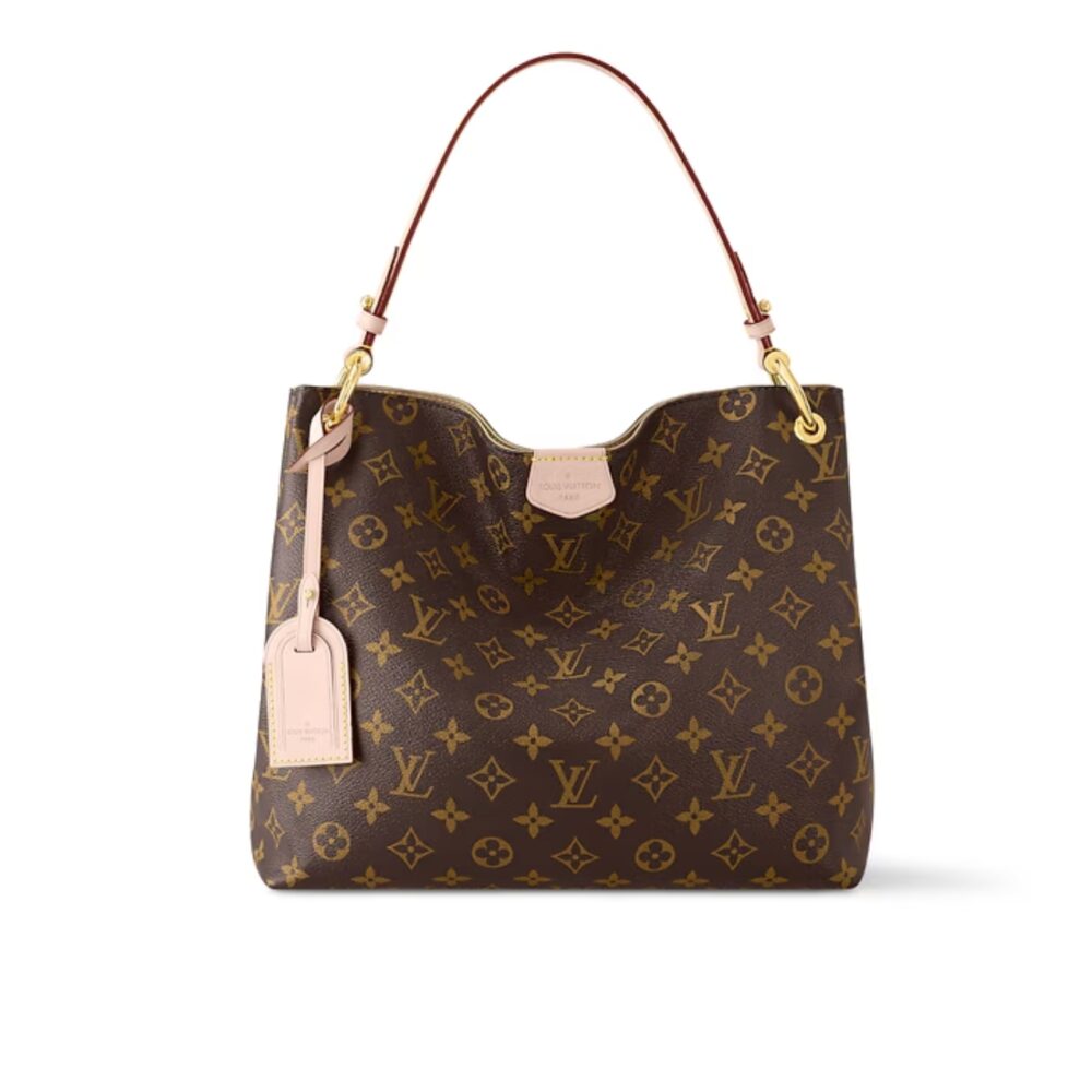 Louis Vuitton Graceful PM Monogram Canvas Red 35Cm