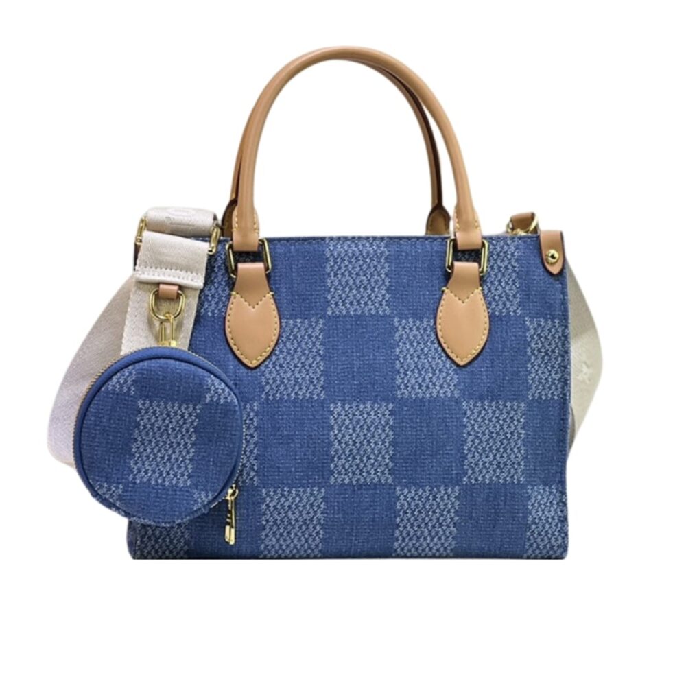 Louis Vuitton Onthego PM Blue Denim 25Cm