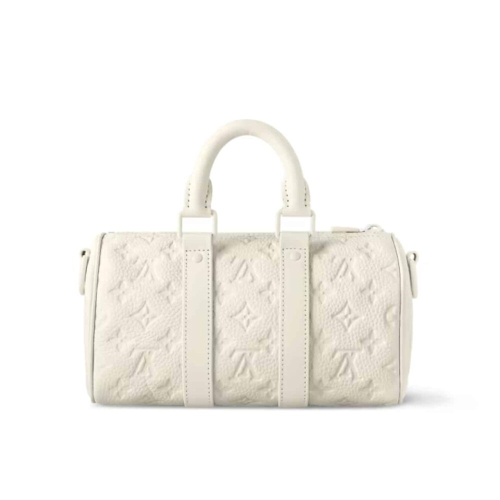 Louis Vuitton Keepall Bandoulière 25 Bag Cream 25Cm M24434