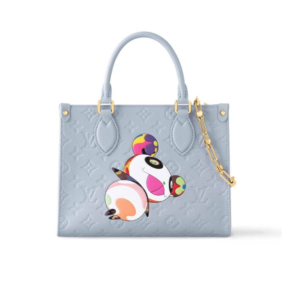 Louis Vuitton X Tm Onthego PM Chain Washed Blue 25Cm M13836