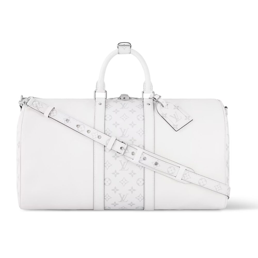 Louis Vuitton Keepall 5 Bandouliere Optical White 40Cm M30885