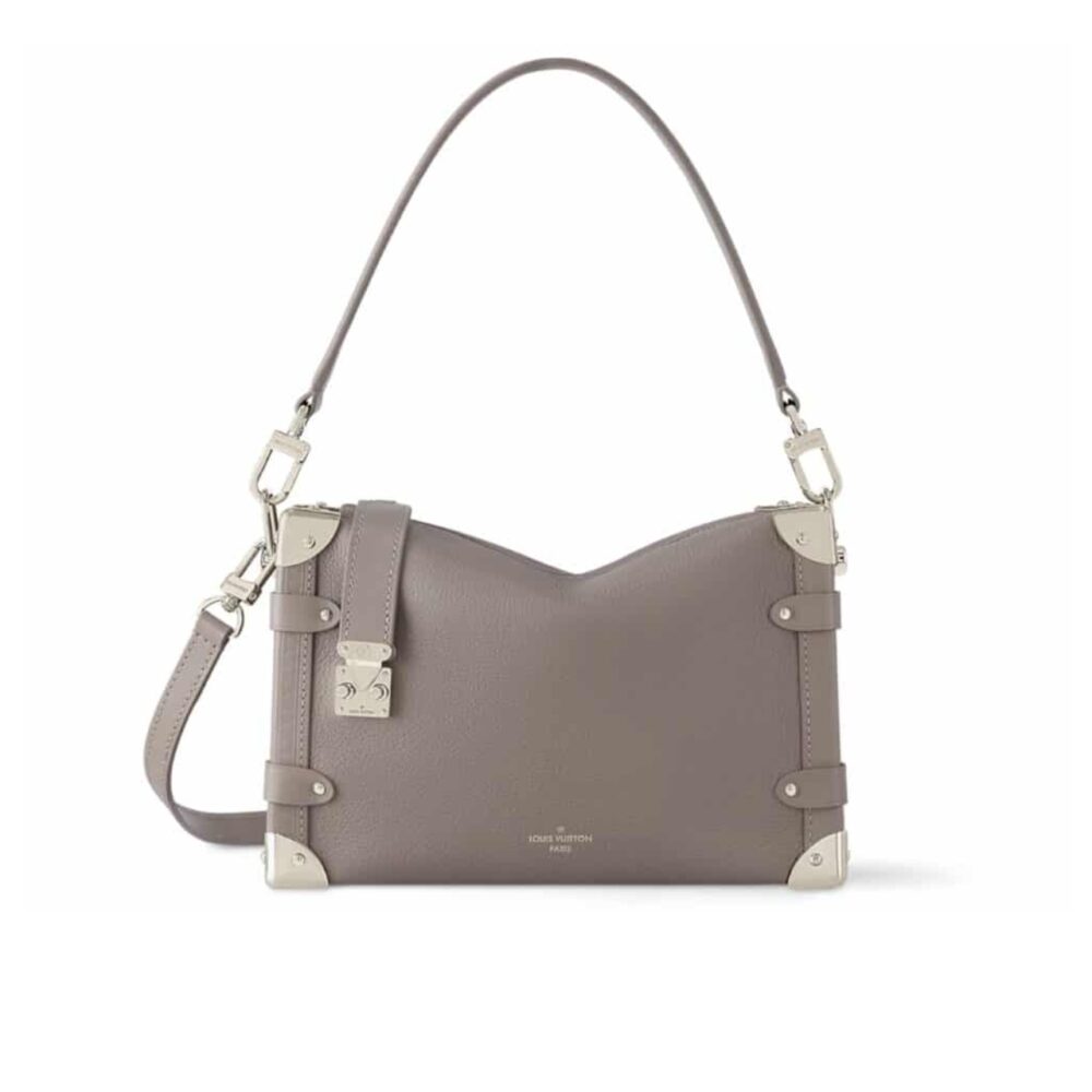 Louis Vuitton Side Trunk MM Taupe Grey 23Cm M25072