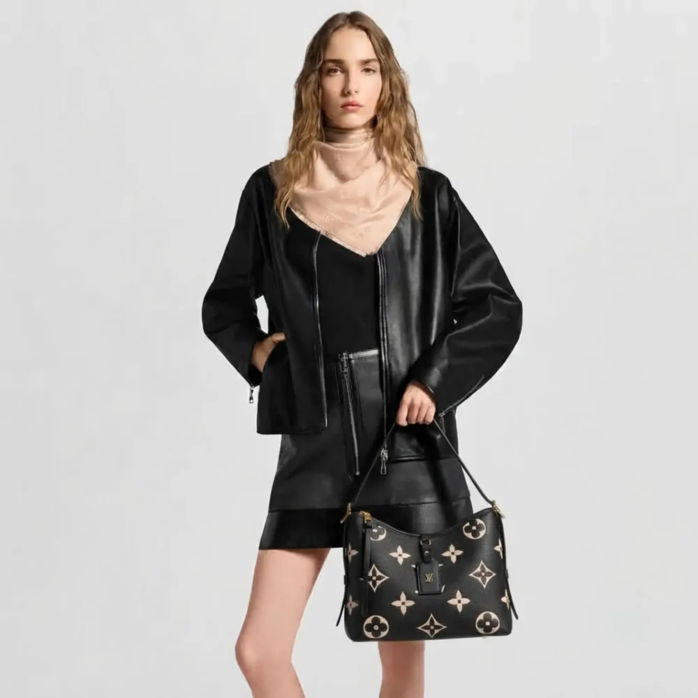 Alternative view of Louis Vuitton Carryall PM Bicolor Monogram Empreinte Black 29Cm