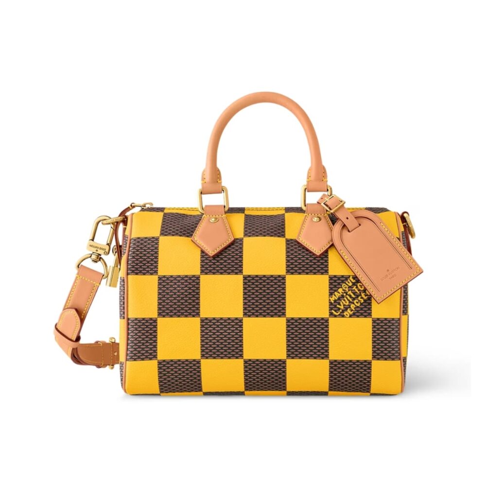 Louis Vuitton Speedy 25 Bandoulière Damier Pop Yellow 25Cm N40584