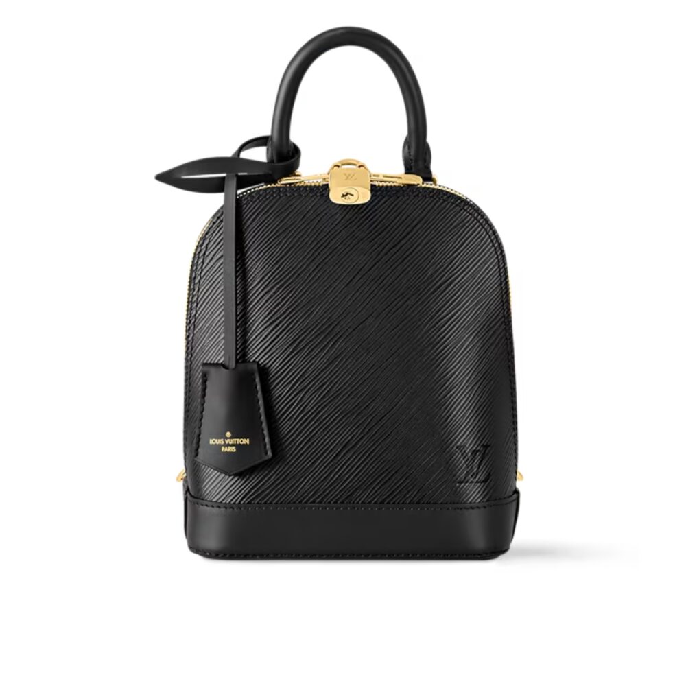 Louis Vuitton Alma Backpack Epi Leather Black 20Cm M25103