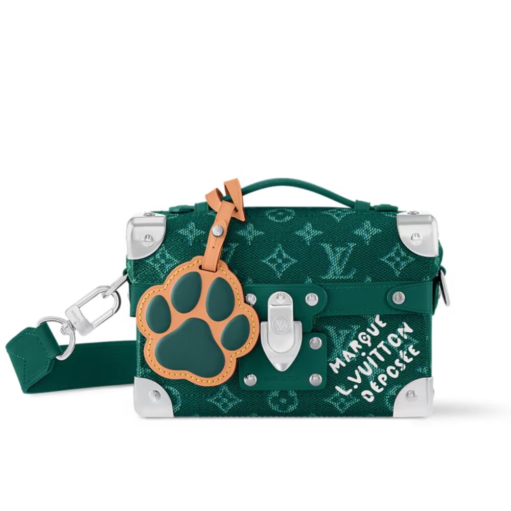Louis Vuitton Soul Trunk Bag Green 19Cm M12686