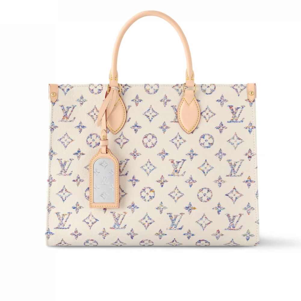 Louis Vuitton Onthego MM Multicolor Beige 35Cm M24708