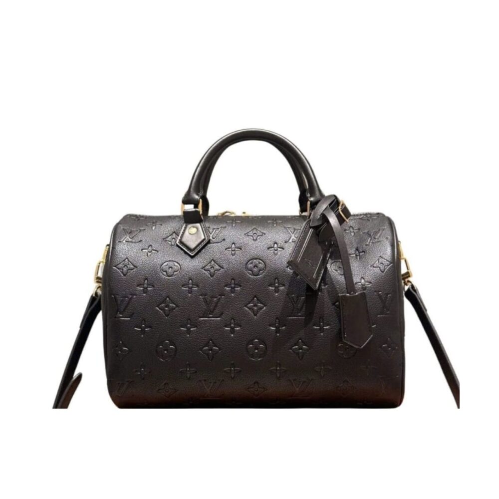 Louis Vuitton Speedy Soft Bag Monogram Black 30Cm