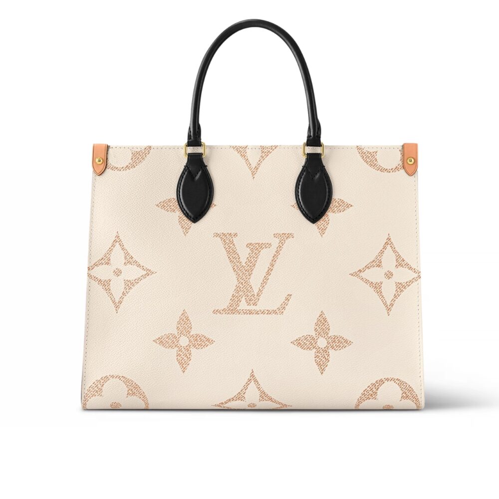 Louis Vuitton Onthego MM Monogram Canvas Beige 35Cm M46912