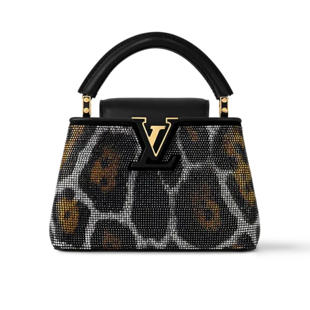 Louis Vuitton Capucines Mini Black 20Cm M13335