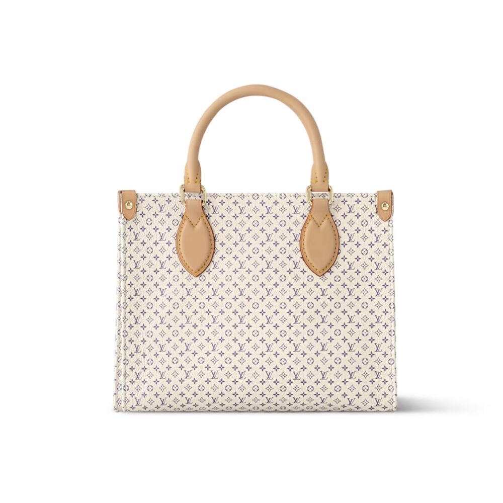 Louis Vuitton Onthego PM Azure Blue And Sand 25Cm M15138
