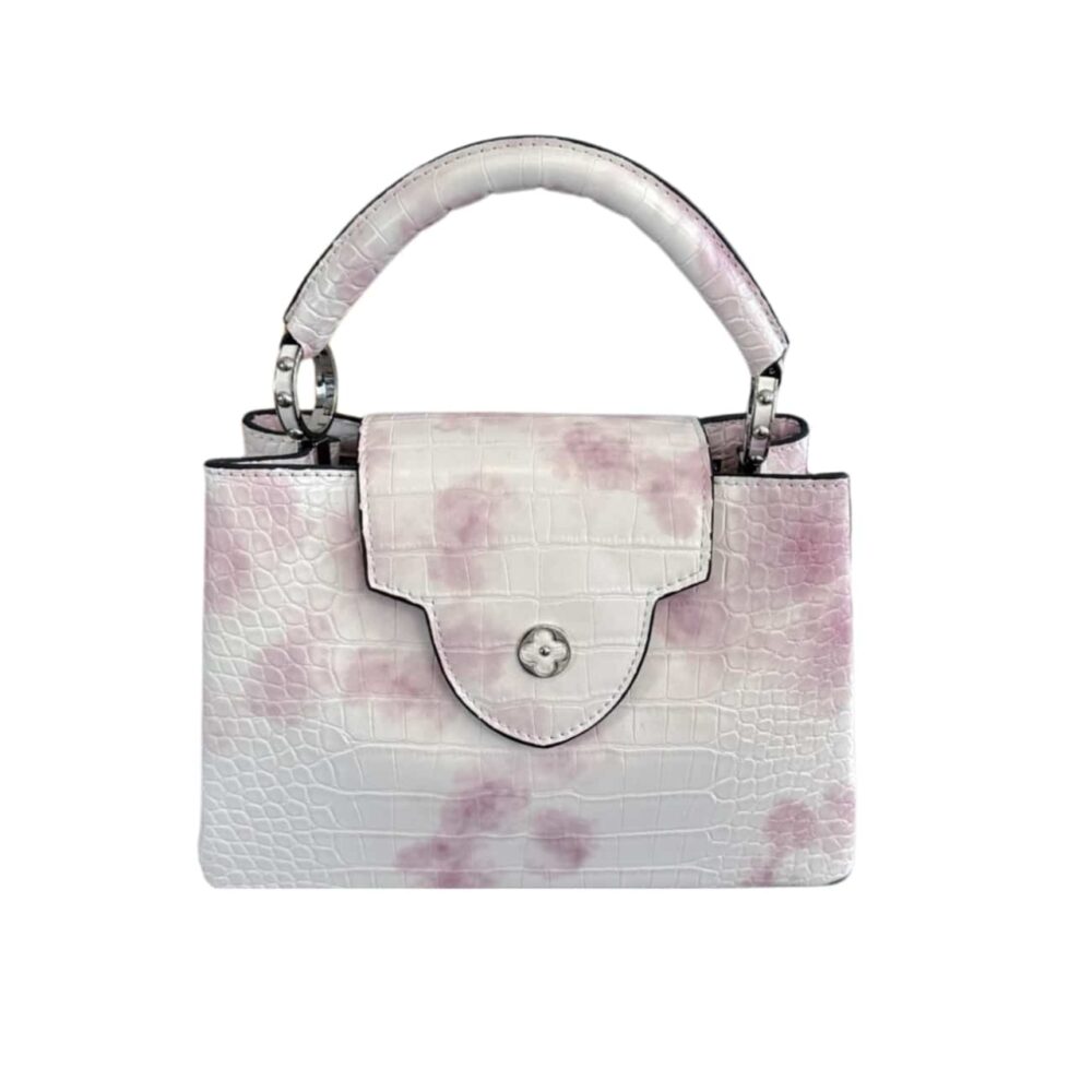 Louis Vuitton Capucines BB Bag Pink And White 27Cm
