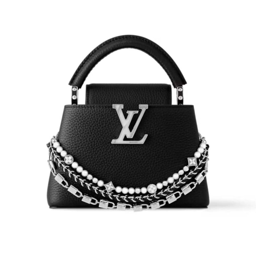 Louis Vuitton Capucines Mini Bag Black 20Cm M11908