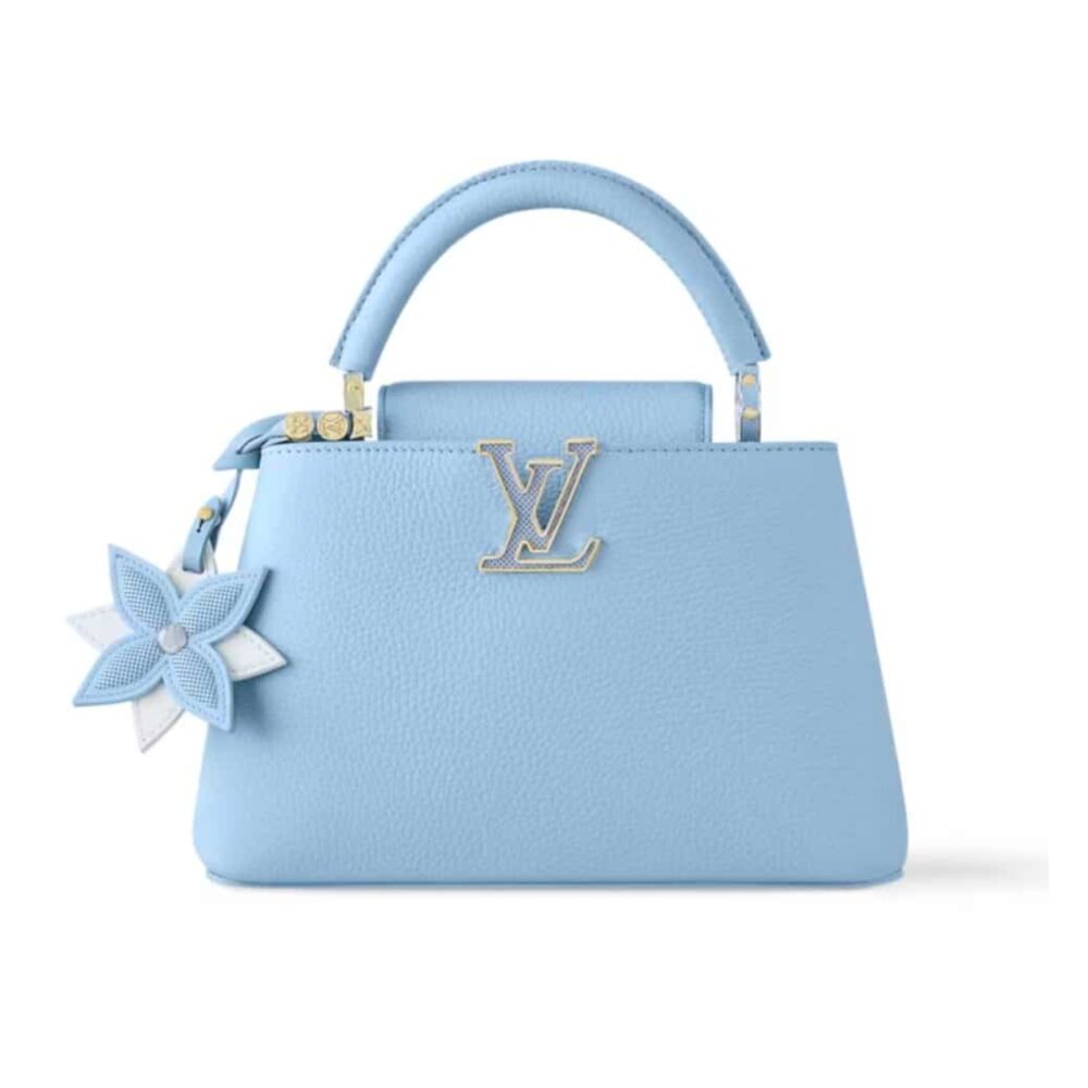Louis Vuitton Capucines Mini Bag Blue Bleach 20Cm M21303