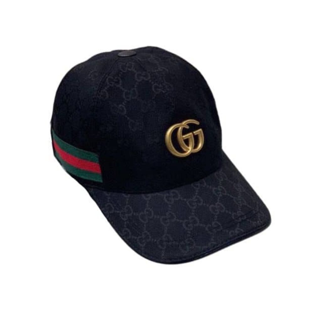 Gucci GG Canvas With Web Baseball Cap Black