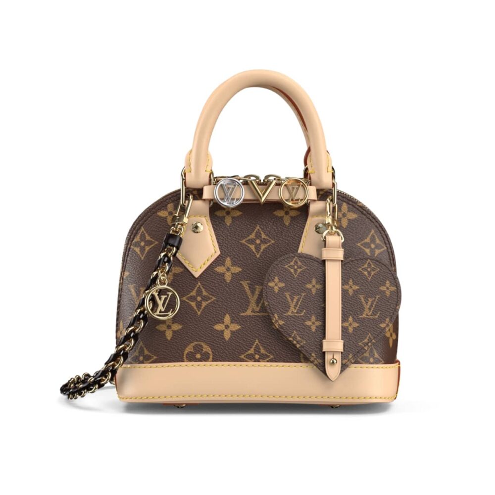 Louis Vuitton Alma Mini LV And I Monogram Brown 25Cm K00016