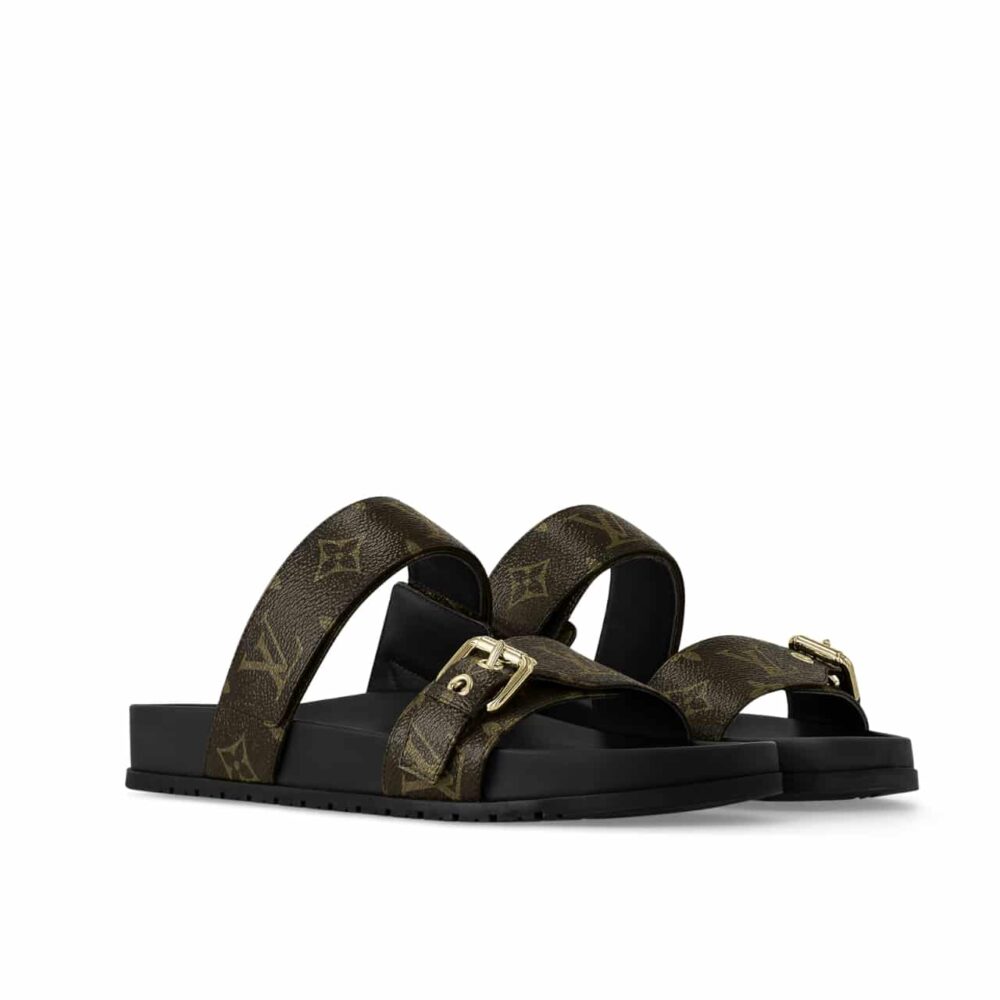 Louis Vuitton Bomdia Flat Mule Brown 1A3R5M