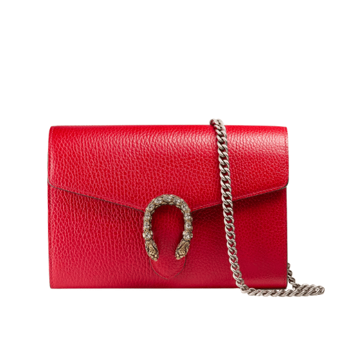 Gucci Women Dionysus GG Supreme Chain Bag Red 20Cm 401231 CAOGX 8990
