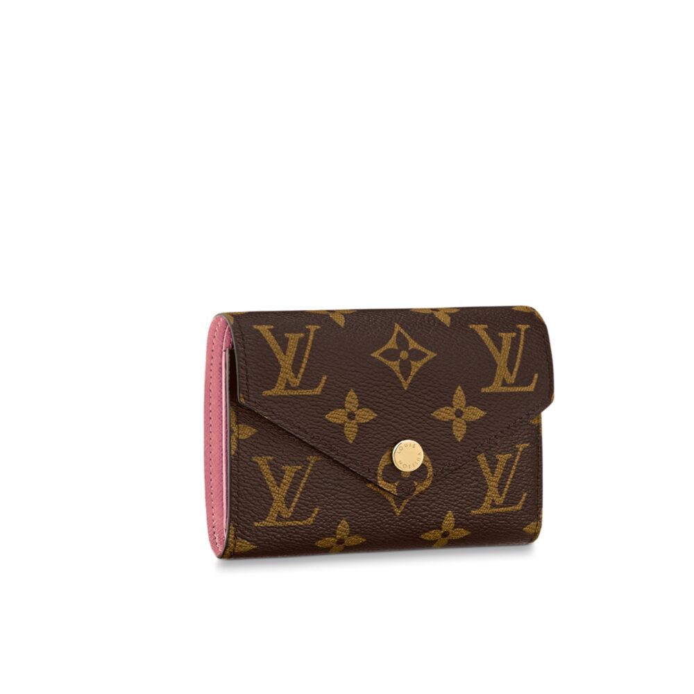 Louis Vuitton Victorine Wallet Monogram Rose Pink 12Cm M62360