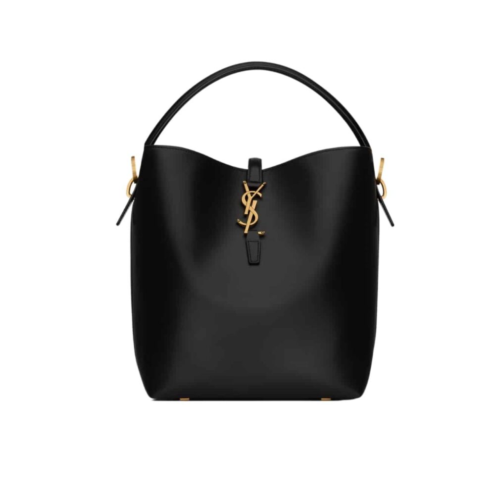Saint Laurent Le 37 In Shiny Black 25Cm 7428282R20W1000