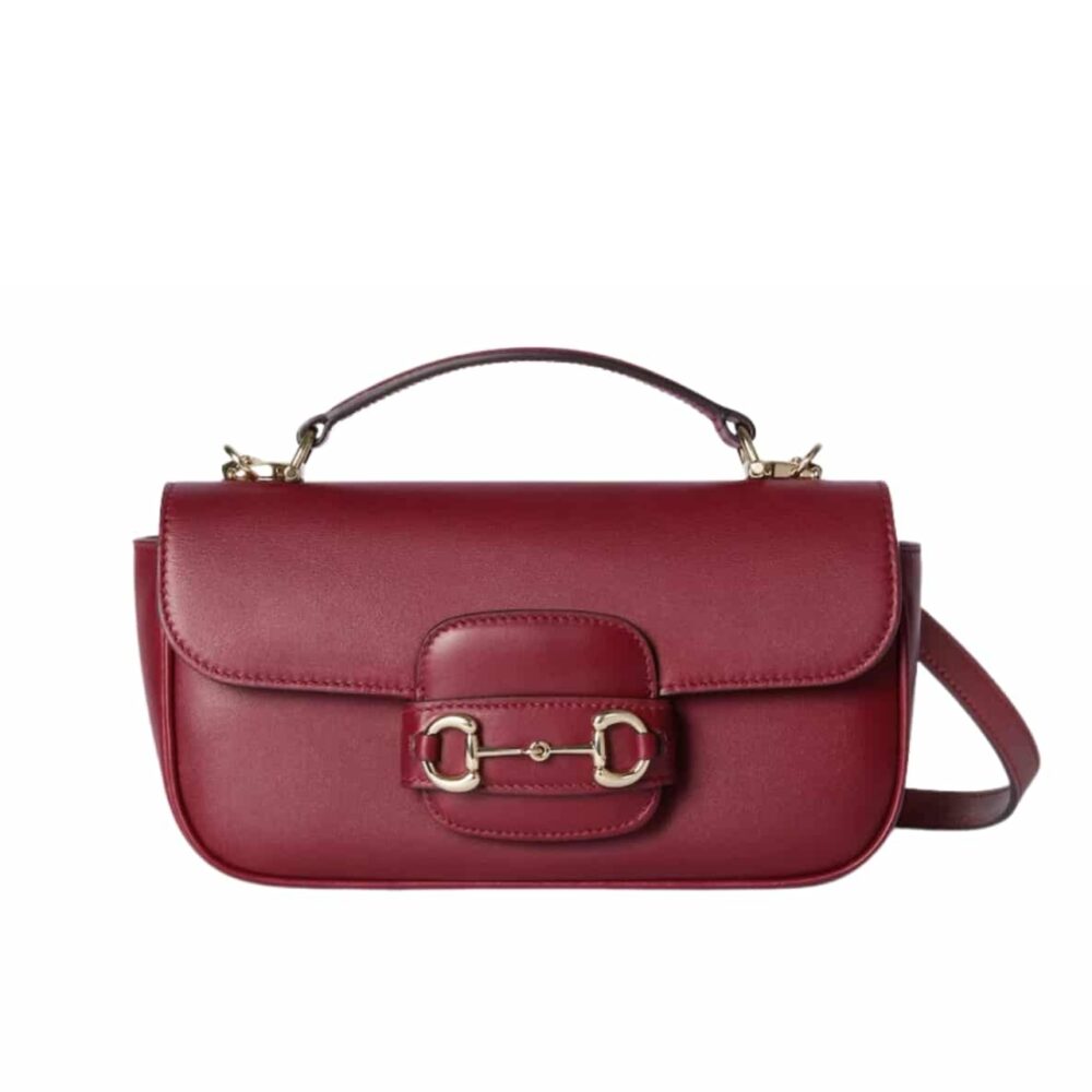 Gucci Horsebit 1955 Small Top Handle Bag Rosso Ancora Red 22Cm 815206 AAEC2 6207