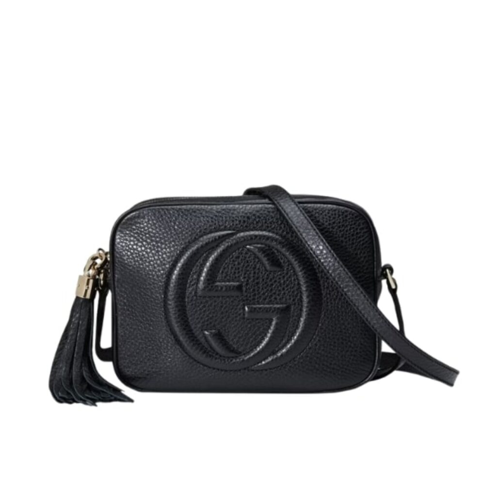 Gucci Soho Small Disco Bag Black 21Cm 308364 A7M0G 1000