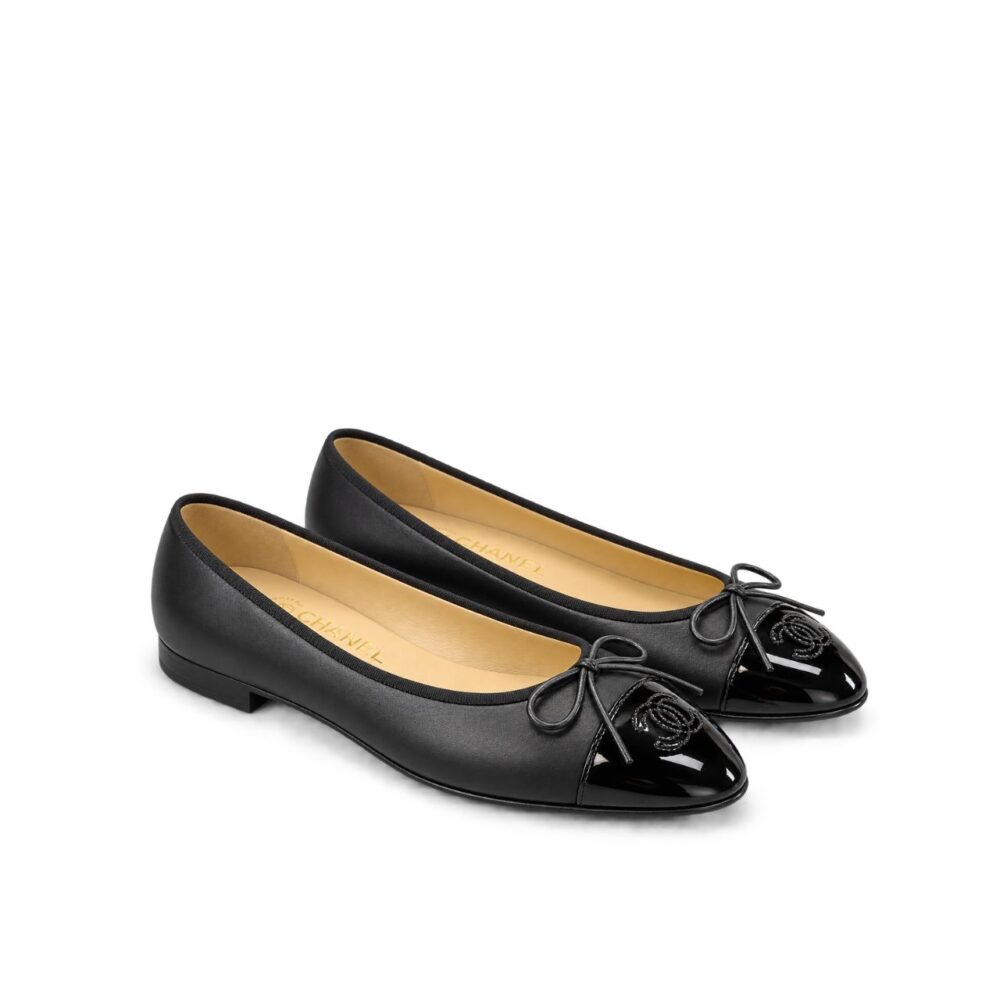 Chanel Ballet Flats Black G02819 Y01552 94305