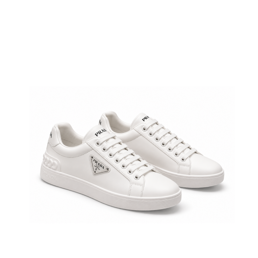 Prada Fyre Low Heel Sneaker White For Women