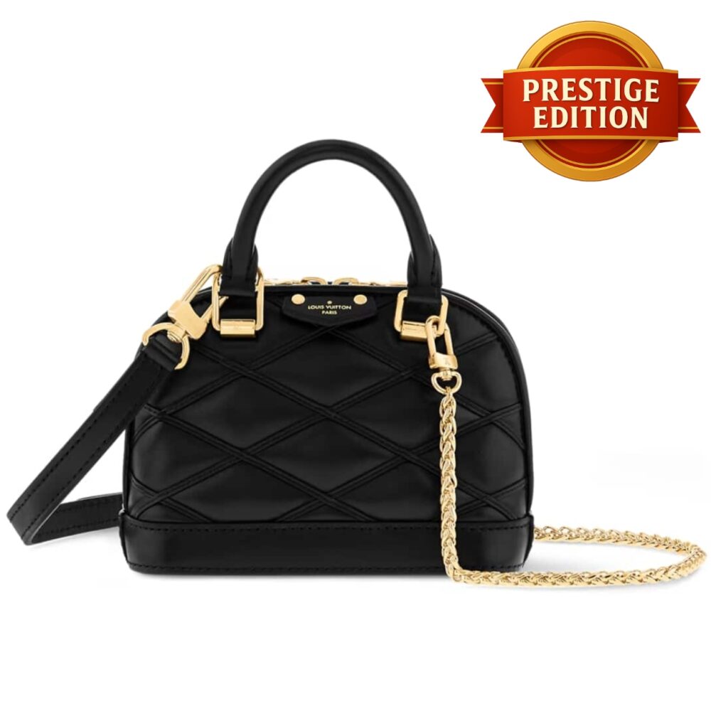 Prestige Edition - Louis Vuitton Nano Alma Black 18Cm M83048