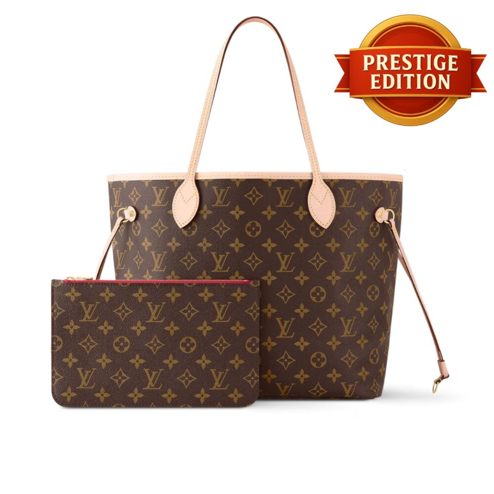 Prestige Edition - Louis Vuitton Neverfull MM Monogram Canvas Cerise Red 32Cm M46987