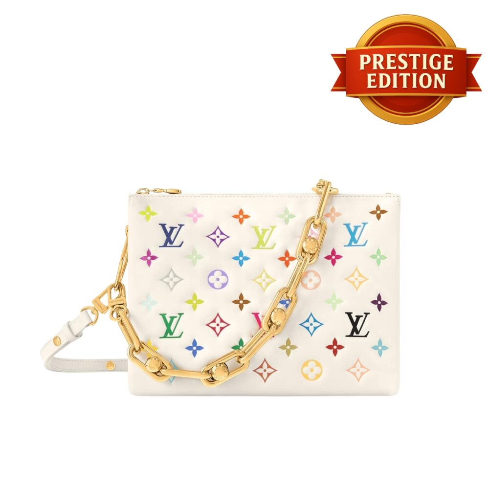 Prestige Edition - Louis Vuitton x Murakami Coussin PM Bag White 26Cm M13233