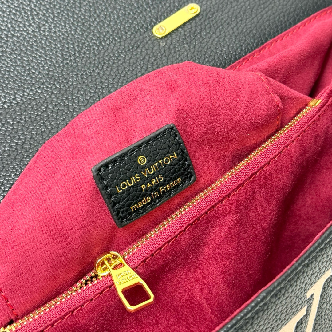 Louis-Vuitton-Madeleine-MM-Monogram-Empreinte-Black-Beige-1