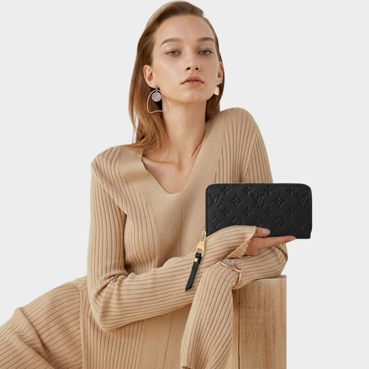 Louis Vuitton Zippy Wallet Monogram Black 19Cm M61864 - Image 2