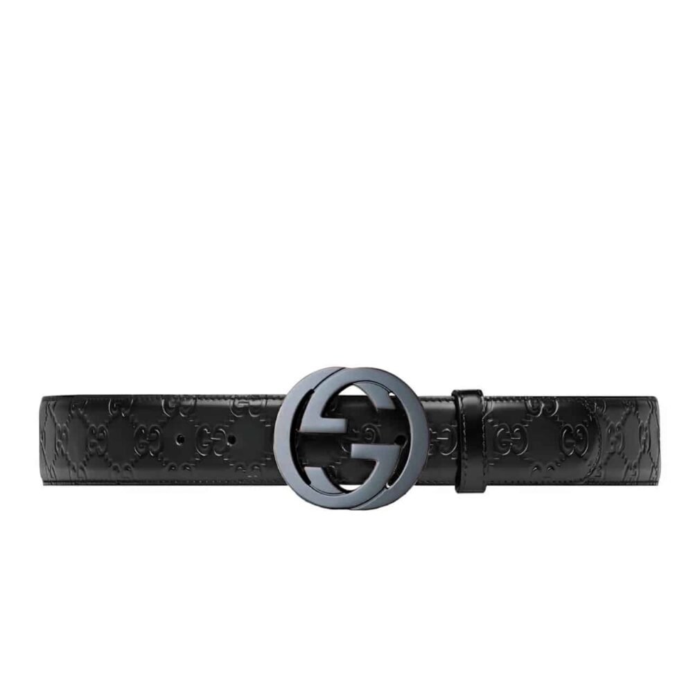 Gucci GG Marmont Reversible Belt Black Maxi 774153 AABZA 1000