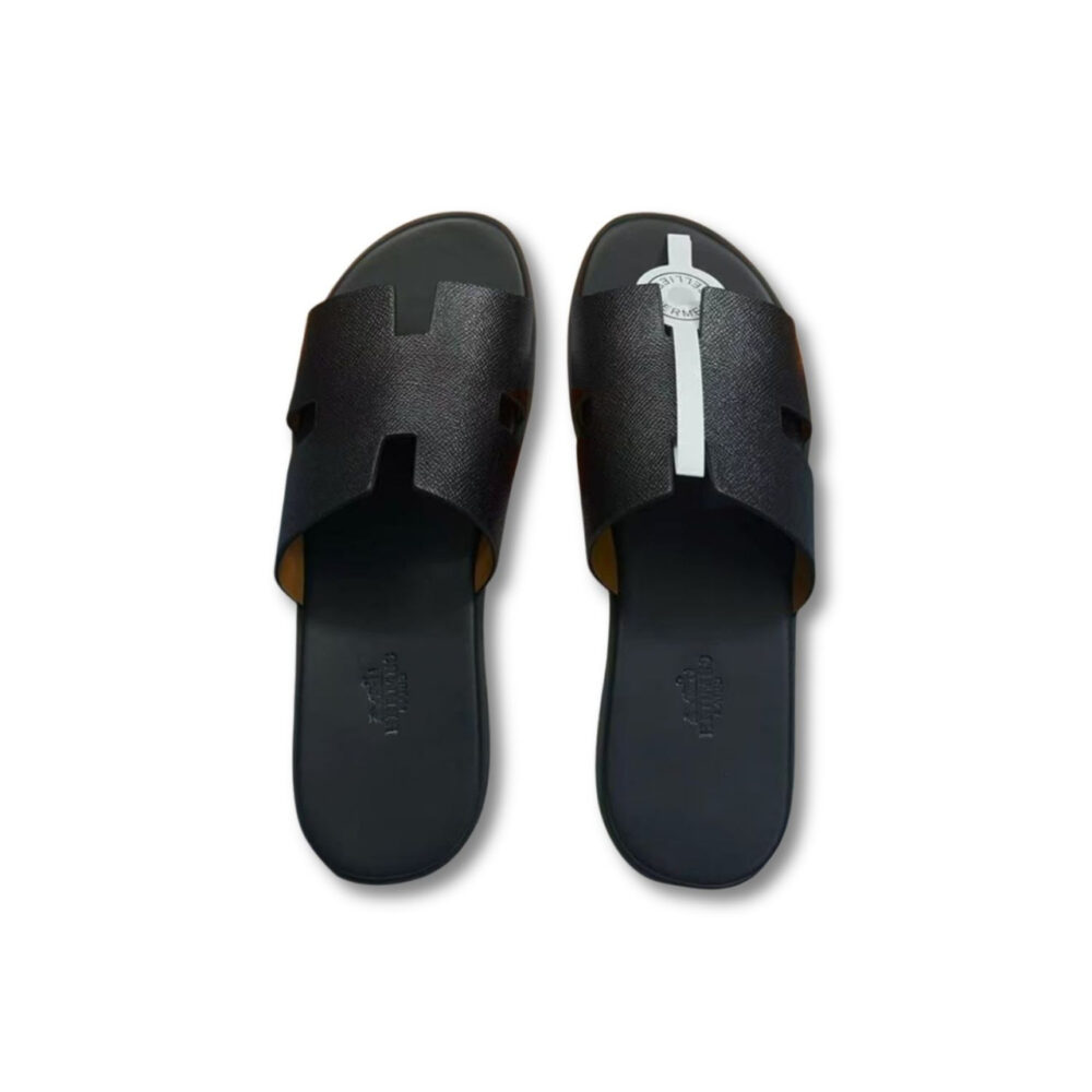 Hermes Izmir Sandal Black For Men H041141ZH01425