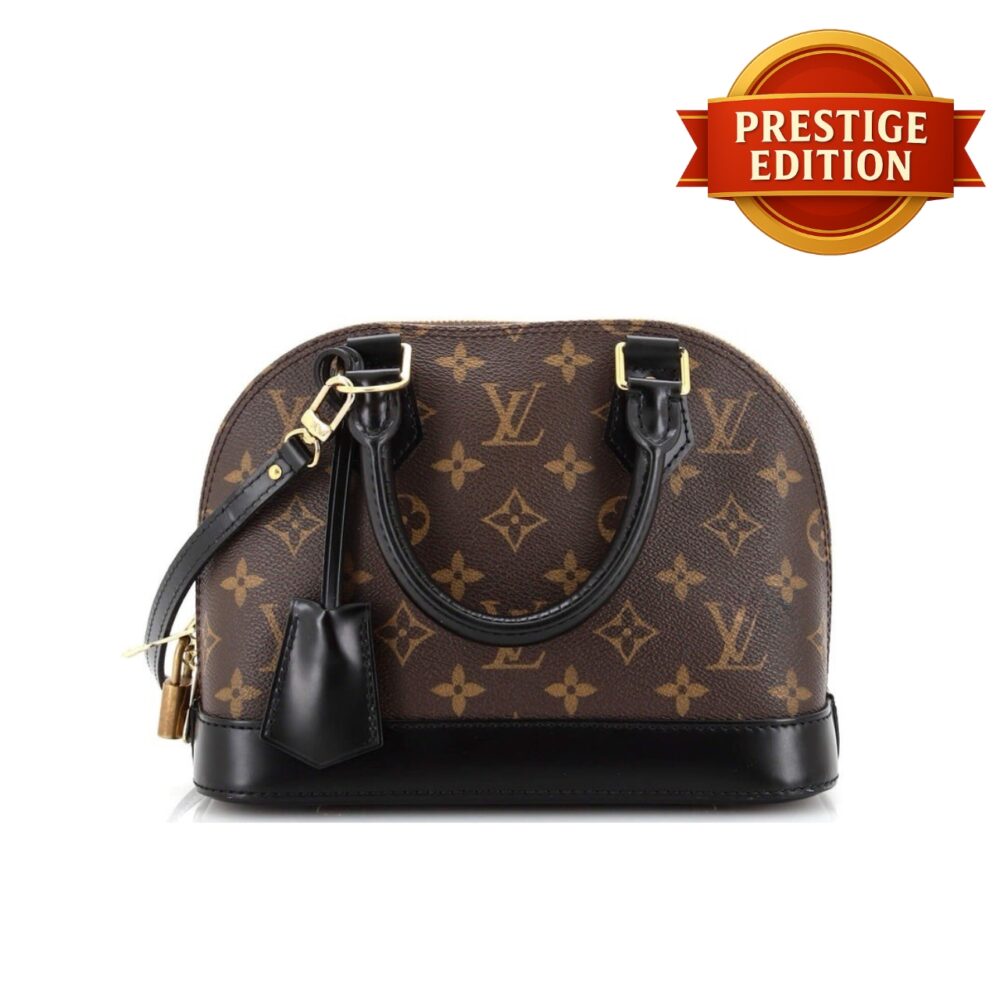 Prestige Edition - Louis Vuitton Alma BB Monogram Canvas Black 23Cm