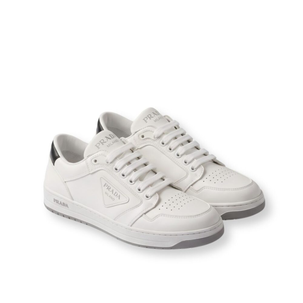 Prada District Leather Sneakers White 1E790M 3LJ6 F097W F 030
